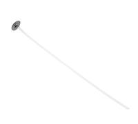 Domary 100 Mechas para Velas, Núcleo de Algodón Preencerado con Soporte, 8 10 12 14 15 20 Cm de bajo Humo para Hacer Velas DIY (15cm)