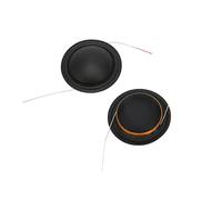 Domary 2 Piezas Tweeter Bobina de Voz Reemplazo Tweeter Dome Film Altavoz Diafragma Película de Seda Alambre Aluminio Revestido Cobre 5,4 Ohm 29 Mm para Reparación Altavo