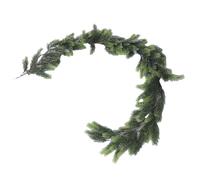 Domary Agujas de Pino de Plástico, Vid 74,8 Pulgadas, Flexibles con Alambre Metal Incorporado para Decoración del Hogar, Fiestas Navideñas