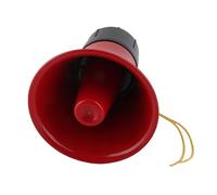Domary Alarma de Bocina de Sirena Seguridad Alto Volumen 120 DB, Construida con ABS Retardante Llama para Alertas Emergencia Efectivas en Varios Escenarios Al Aire Libre (12 V CC.)