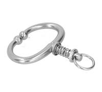 Domary Alicates de Punta de Ganado con Resorte Acero Inoxidable para un Manejo Suave del Ganado, Accesorio Herramientas Agrícolas para Vacas, Plateado 5.5x4.3x0.8in