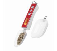 Domary Báscula de Cuchara Digital Báscula de Cuchara Medidora Electrónica Alimentos Cocina Alta con Función Tara Capacidad 0,05 G a 500 G Conversión Unidade (Roja)