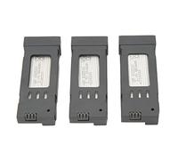 Domary Batería de Litio Plano RC con 3 en 1 Cable de Carga Diseño Duradero Ligero para E58 L800 JY019 S168 Aeronave de Control Remoto (850má)