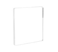 Domary Bloque Acrílico, Herramienta de Estampado Transparente de 15x15cm con Diseño Esquina Redonda para Hacer Tarjetas, álbumes Recortes, Invitaciones