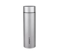 Domary Botella de Agua Ligera con Aislamiento, Pequeña Botella de Agua Metal Pure Ti Doble Capa, 450 Ml con Filtro té para Viajes y Actividades Al Aire (1)