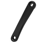 Domary Brazo de Manivela Izquierda para Bicicleta, Reemplazo de Aleación Aluminio 170 Mm, Manivela Lateral Izquierda Duradera, Liviana y Alta Resistencia para (Negra)