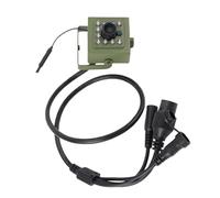 Domary Cámara de Seguridad Interior 10 LED Gran Angular Cámara WiFi Inalámbrica Nocturna Infrarroja con Sensor de Luz Disipador Calor Almacenamiento 128 GB para Monitoreo (Sensor IMX307 CMOS 2MP)