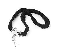 Domary Candado de Cadena para Bicicleta, Tela Oxford de Acero Primera Calidad, Candado Seguridad Antirrobo para Ciclismo Al Aire, Desplazamientos, Negro, 2,6 Cm Diá