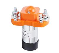 Domary Contactor de CC Resistente Solenoide Principal Confiable Normalmente Cerrado para Sistemas de Energía Comunicación Acero Inoxidable 1 Contactor CC (12V)