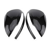 Domary Cubiertas de Espejo Retrovisor de Fibra Carbono, par Tapas Espejo Elegantes Lujo, Protección Carcasa para Clase C W205 Clase E W213 S Plástico ABS 20x18cm