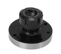 Domary Durable Portabrocas de Boquilla ER25 Asiento Compacto de 80 Mm Alta Precisión para Aplicaciones Torno y Fresado CNC en Acero Al Carbono