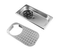 Domary Enjuagadora de Vidrio Lavadora de Vasos Acero Inoxidable Alta | Enjuagadora en Aerosol de 360 grados, Accesorio para Fregadero de Barra para el Hogar, Cocina, Hotel, Cafetería, Se