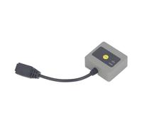 Domary Escáner de Código de Barras Integrado Alto Rendimiento Carga Rápida Datos para Gabinetes Entrega Urgente Aluminio Robusto 55,5 X 50,5 X 24 Mm