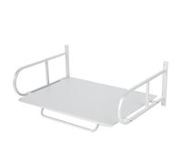 Domary Estante de Montaje en Pared para Microondas, Estante de Cocina | Soporte de Almacenamiento a Prueba de Herrumbre, Soporte para Horno Resistente para Restaurante en Casa, Instalación