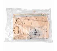 Domary Excavadora de Madera Modelo DIY Juguete Conjunto de Ensamblaje Hidráulico Kit Aprendizaje Desarrollo para Niños (Estilo 1)