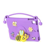 Domary Funda Protectora EVA para Tableta 10.2 Air 3 Pro 10.5, Ligera, Lavable y a Prueba de Golpes, con Soporte, Visualización en Múltiples ángulos, Duradera, Segura para Niños, Diseño de (Púrpura)