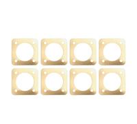Domary Juego de 8 Protectores de Metal para Casa Pájaros, Protectores Agujeros Acero Duraderos, Escudo Entrada para Pájaros Azules Orientales, Diámetro Agujero 1,4"