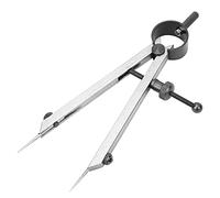 Domary Juego de Brújula Espaciadora y Divisor de Ala Calidad, Herramienta Trazado Precisa para Marcar con Precisión en Artesanía Cuero, 100mm/150mm/200mm/250mm (100mm)