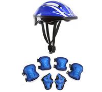 Domary Juego de Casco de Bicicleta para Niños, Rodilleras, Coderas,