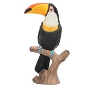 Domary Juguete SIMULADO Tucan Animal Salvaje Modelo Vivo Seguro Duradero NIÑOS Rompecabezas Regalo DECORACIÓN del HOGAR