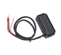 Domary Kit de Bloque de Fusibles para Motocicleta 12 V con Material Duradero y Luz Indicadora LED para Automóviles, Salida 20 A, Cableado Seguro y Fácil, Ajuste Universal