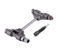 Domary Kit de Reparación de Eliminación Herramienta Remache Corte Interruptor Cadena Leva Sincronización Universal para Motocicleta Construcción Acero Forjado