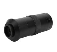 Domary Lente de Montaje en C de 8X-100X para Cámaras Microscopio Industriales Aumento Ajustable Material ABS Duradero