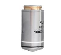 Domary Lente Objetivo de Microscopio Infinito Campo de Visión Amplio 100X para Uso Profesional Materiales Primera Calidad para Imágenes Claras