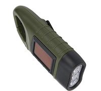 Domary Linterna Solar con Manivela, Linterna Portátil LED de Emergencia con
