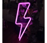 Domary Luz de Neón LED USB con Pilas 12 Formas Luna Hogar Árbol de Navidad Corazón Labio Iris Cupido con Efecto Luz Velas Que No Parpadea para Dormitorio Boda Fiesta (Otros 5)