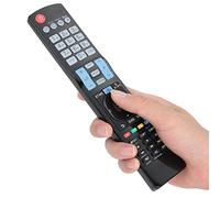 Domary Mando a Distancia para LCD TV Reemplazo de ABS Resistente Al Desgaste Negro Alcance de 10 M Ideal para Controles Perdidos o Dañados