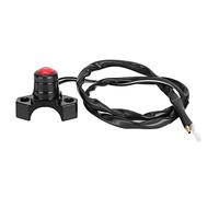 Domary Manillar de Motocicleta Interruptor de Botón Arranque y Parada Motor Carcasa Aluminio Mecanizado CNC Bota Goma Sellada Ajuste Universal para Moto Cross ATV (DomaryxCaoWS-QC03465-02)