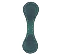 Domary Marcapáginas de Cuero Magnético Estilo Vintage Agarre Magnético Fuerte Cuero de PU Primera Calidad Práctico Marcador Libros para Amantes los Libros Estudiantes Maestros (Azul)