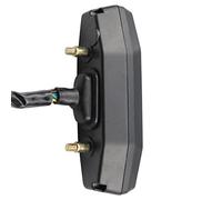 Domary Medidor de RPM de Motocicleta Pantalla LED Velocímetro Motocicleta Agua Autoajustable Accesorios Moto Velocímetro Digital Cuentakilómetros Tacómetro Medidor para la (con soportes)