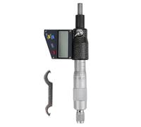 Domary Micrómetro Digital de Alta Precisión, Herramienta de Micrómetro Externo para Medición Maquinaria, 0-25 Mm, Duradero y Confiable (0-25 mm)