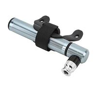 Domary Mini Bomba Manual Inflador de Neumáticos Portátil Bomba de Bicicleta Aleación Aluminio CNC Alta Presión con Válvula Integrada Francesa para Accesorios Ciclismo (Color Ti)
