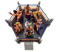 Domary Mini Juego de Lucha Libre de 32 Piezas con Figuras Acción Realistas y Accesorios para Niños, Material ABS No Tóxico, Cumpleaños y Días Festivos (como se Muestra)