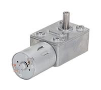 Domary Motor Eléctrico de Engranaje Helicoidal de Alta Torsión Reversible para Proyectos Ingeniería Aluminio Duradero 24V 2W (300 rpm)