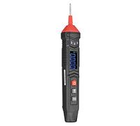 Domary Multímetro Digital Tipo Bolígrafo Portátil True RMS Confiable y Compacto para Técnicos, Mide Voltaje CA/CC Resistencia Capacitancia Frecuencia