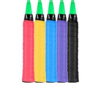 Domary Overgrip para Raqueta de Tenis, Cinta de Agarre para Raqueta, 9 Piezas, PU, Absorbente Sudor, Absorbe la Humedad, Amortiguación Vibraciones, Sensación Suave y Cómoda con (60 Piezas)