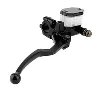 Domary Palanca del Cilindro Maestro del Freno Delantero Derecho de la Motocicleta Palanca Cilindro Maestro Freno de Repuesto Negro Aluminio Premium Lado Derecho para GS125