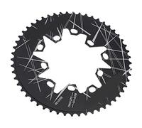 Domary Plato Ovalado BCD LP 110 130MM Plato Ancho Estrecho 54T para Bicicleta Plegable DE Carretera DE 7 8 9 10 VELOCIDADES ALEACIÓN Aluminio Alta Resistencia Corte CNC Mold