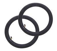 Domary Reemplazo de Neumáticos de Goma con Cámara Interior 2 Piezas con Válvula Curva Cámaras Interiores Duraderas Alto Rendimiento para Bicicletas Carretera Bicicleta (14 * 2.125)