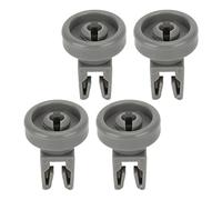 Domary Repuesto de Rueda de Estante Inferior para Lavavajillas, Paquete 4 para AEG Favorit Privileg Zanussi, Pieza Compatible PP 1,0 Pulgadas