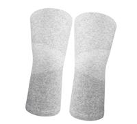 Domary Rodillera Rodillera con Fibra de Carbono de bambú Tejida sin Costuras para Aliviar el Dolor Esguince Entrenamiento para Correr (Gris)