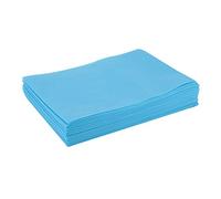 Domary Sábana Desechable, Cubierta de Mesa Desechable, Cubierta de Cama, Tela No Tejida Aceite, Suave, Plegable para Salón Masajes, SPA, Hotel (Sábanas Desechables Azul)