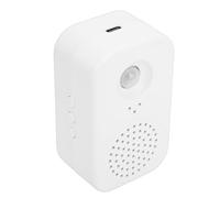 Domary Sensor de Movimiento PIR Recordatorio de Voz Activado Timbre Pequeño con Sonidos Especiales para Tiendas y Hogares Material ABS