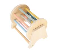 Domary Sonajero de Madera, Tambor, Lógica, Pensamiento, Coordinación Mano-Ojo, Juguete Duradero Seguro para Juegos de Niños Pequeños