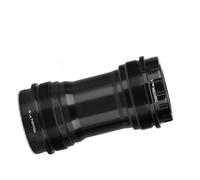 Domary Soporte Inferior para Rodamiento de Bicicleta T47, Husillo de 24 Mm, Aleación Aluminio Hueca y Liviana Alto Rendimiento para Bicicletas Montaña y (68 73 Cojinetes externos/cerámicos)