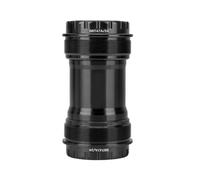 Domary Soporte Inferior para Rodamiento de Bicicleta T47, Husillo de 24 Mm, Aleación Aluminio Hueca y Liviana Alto Rendimiento para Bicicletas Montaña y (68 73 Cojinetes externos/Acero)